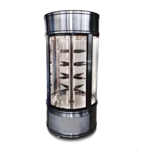 vitrina giratoria refrigerada circular