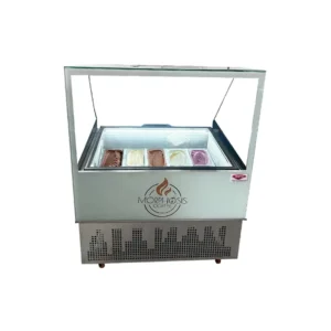 exhibidor de helados de 10 sabores