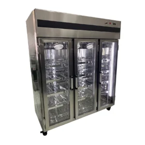 nevera vertical doble temperatura de3 cuerpos