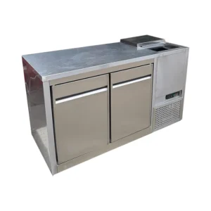 mesa refrigerada de 1 metro